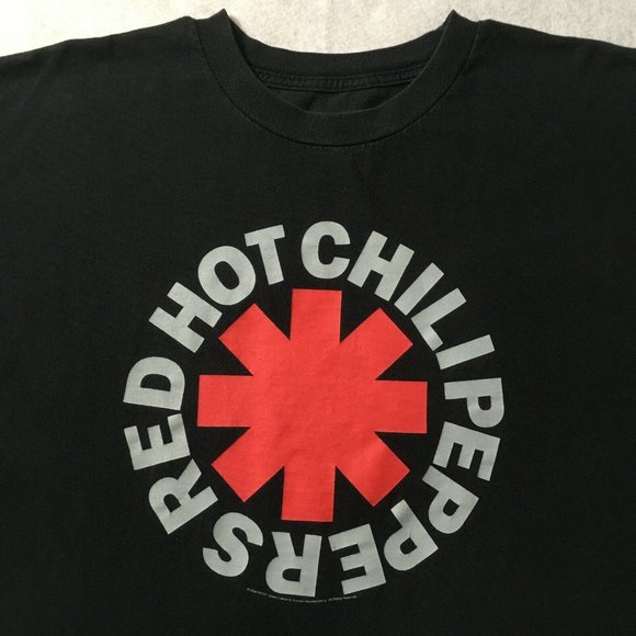 #7 Uniqlo Red Hot Chili Peppers T-Shirt 2006 RHCP Rock Tee Music Black - Picture 7 of 8